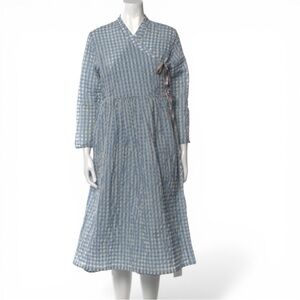 Shrimps Hermione Light Blue & White
Gingham Dress UK8/US4